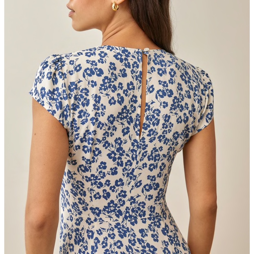 NEW Reformation Fauna Dress Milanesa 0 - Picture 15 of 17